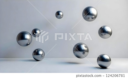 spheres, abstract, 3d 124206781