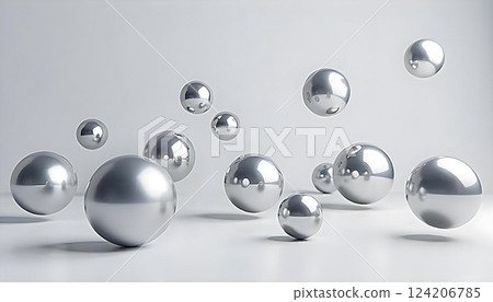 spheres, abstract, 3d 124206785