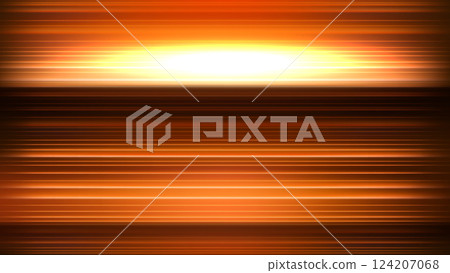 Orange Speed Light Motion, Vector Illustration 124207068