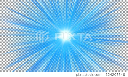 Blue Light Shining on White Transparent Pattern, PNG Ready , Vector Illustration Blue Light Shining on White Transparent Pattern, PNG Ready , Vector Illustration 124207348