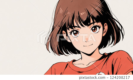 80、90年代復古可愛女孩 124208217