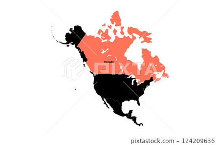 North and Central America 124209636
