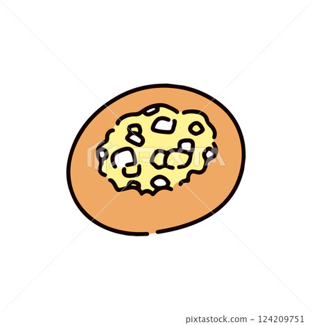 準備好的麵包的插圖 準備好的麵包的插圖 124209751