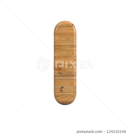 Wood letter I - Capital 3d pine font - suitable for Decoration, nature or wood related subjects Wood letter I - Capital 3d pine font - suitable for Decoration, nature or wood related subjects 124210148