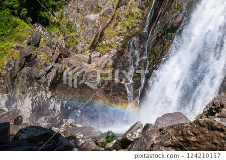 Yakushima National Park - Okawa Falls and Rainbow, one of Japan's 100 Best Waterfalls (November) Yakushima National Park - Okawa Falls and Rainbow, one of Japan's 100 Best Waterfalls (November) 124210157
