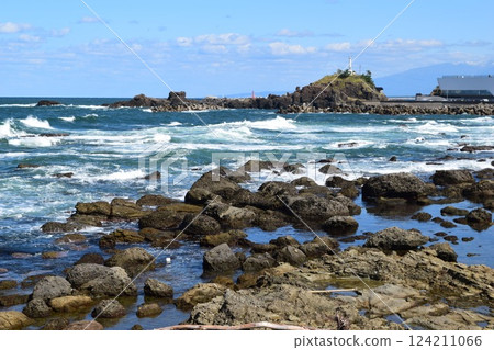 Scenery around Kamo Coast Shonai Beach, Yamagata Prefecture 124211066