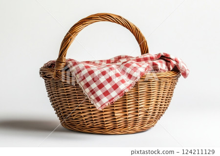 Picnic basket arrangement outdoor setting lifestyle image natural light cozy concept Picnic basket arrangement outdoor setting lifestyle image natural light cozy concept 124211129
