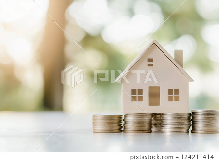 房地產投資成長和房地產價格上漲的形象 124211414
