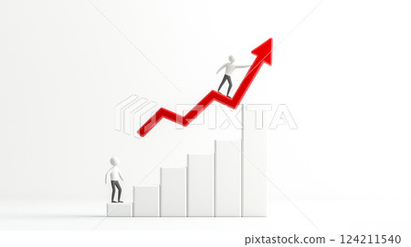 Business growth and career success concept 124211540