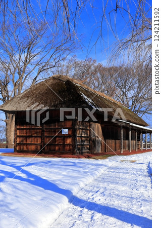 Historic Site: Nejo Castle Square - Reconstruction of the Honmaru Ruins - One of Japan's Top 100 Castles (Aomori) Historic Site: Nejo Castle Square - Reconstruction of the Honmaru Ruins - One of Japan's Top 100 Castles (Aomori) 124211592