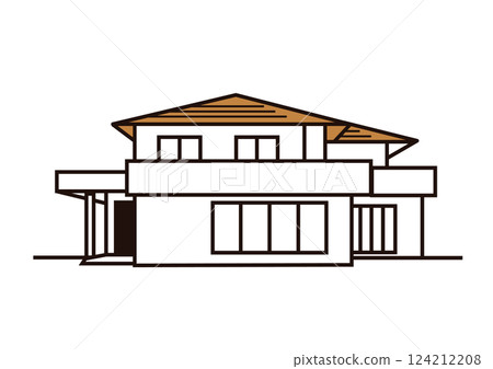 House illustration 124212208