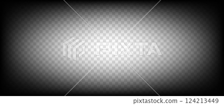 Black round vignette gradient background on grid background as a transparent png. Vector design element for movie Black round vignette gradient background on grid background as a transparent png. Vector design element for movie 124213449