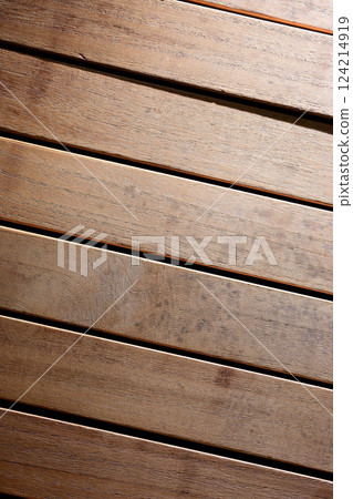 Wood deck 124214919