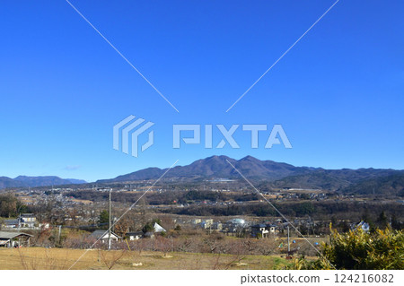 從 JR 東日本中央線長坂站至鹽崎站的列車車窗所看到的風景（2022 年 12 月） 124216082