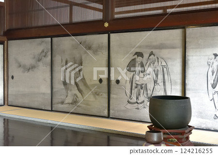建仁寺 - 紙上水墨畫 - 竹林七賢推拉門（京都市東山區） 124216255