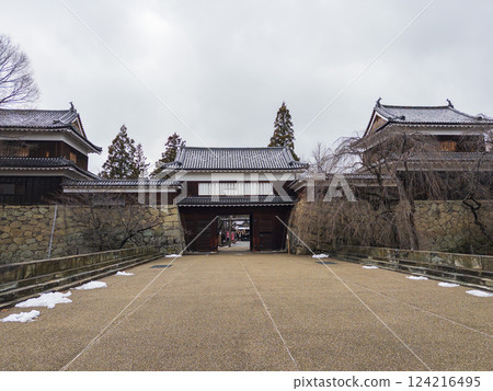 上田城、主城東門 124216495