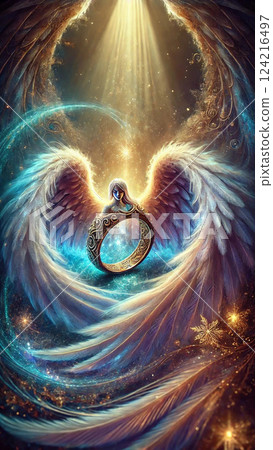 Angel's Ring and Wings of Protection 124216497