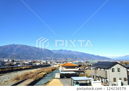 View from the train window on JR Central's Minobu Line from Ashigawa Station to Ochiai Station (December 2022) View from the train window on JR Central's Minobu Line from Ashigawa Station to Ochiai Station (December 2022) 124216579