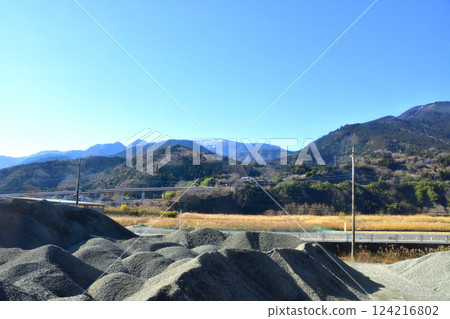 View from the train window on JR Central's Minobu Line from Namitakashima Station to Minobu Station (December 2022) View from the train window on JR Central's Minobu Line from Namitakashima Station to Minobu Station (December 2022) 124216802