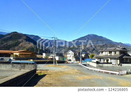 View from the train window on JR Central's Minobu Line from Namitakashima Station to Minobu Station (December 2022) View from the train window on JR Central's Minobu Line from Namitakashima Station to Minobu Station (December 2022) 124216805