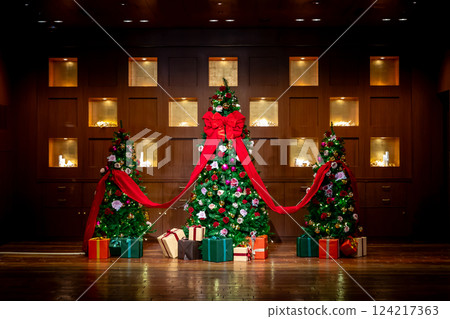 Big Christmas tree 124217363