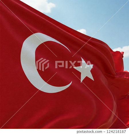 turkey country, national flag, national flags 124218187