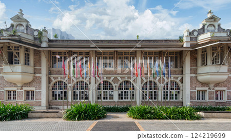 Historic Old Government Printing Office in Kuala Lumpur showcases architectural beauty and cultural significance Historic Old Government Printing Office in Kuala Lumpur showcases architectural beauty and cultural significance 124219699