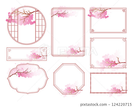 中式畫框:春日櫻花 中式畫框:春日櫻花 124220715