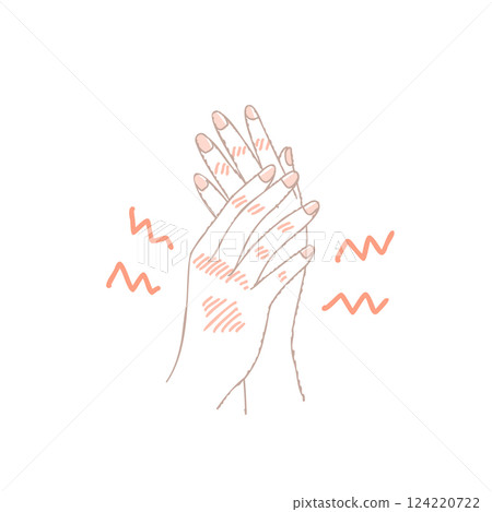 Hand Care Troubled Hands 124220722