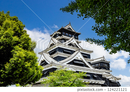 全面復原的熊本城塔樓景觀 124221121