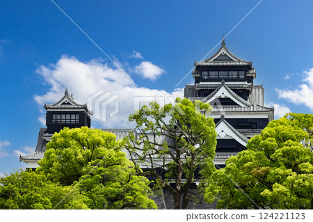 全面復原的熊本城塔樓景觀 124221123