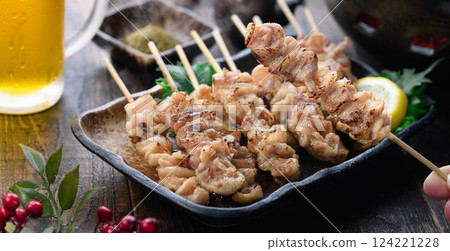 鹽焗雞肉串 124221228