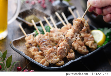 鹽焗雞肉串 124221234
