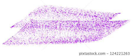 Separate purple crayon brush strokes on transparent background. 124221263