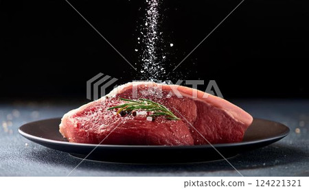 烹飪場景二：在鮮肉上撒鹽 124221321