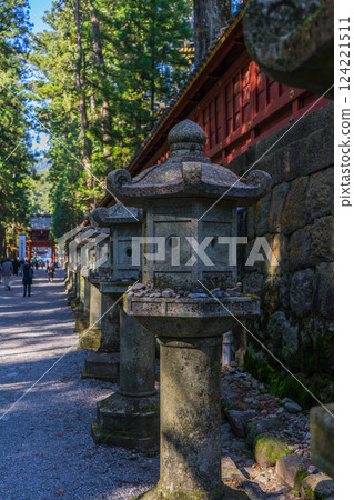 Stone lanterns at Nikko Toshogu Shrine Stone lanterns at Nikko Toshogu Shrine 124221511