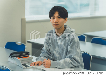 high school student, young man, person 124221704