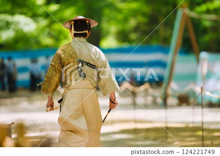 Yabusame Ritual, Aoi Festival, Shimogamo Shrine, Kyoto 124221749