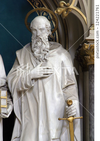 Saint Paul, altar of St. Peter and Paul in Zagreb cathedral 124221761
