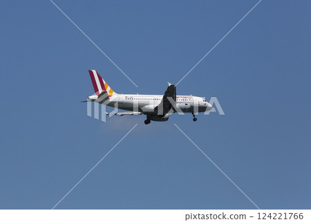 Airbus A319, registration D-AGWF of Germanwings landing on Zagreb Airport Pleso Airbus A319, registration D-AGWF of Germanwings landing on Zagreb Airport Pleso 124221766