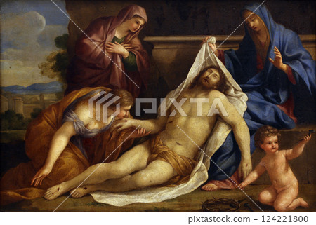 Giovanni Francesco Romanelli: Lamentation of Christ, Old Masters Collection, Croatian Academy of Sciences in Zagreb 124221800