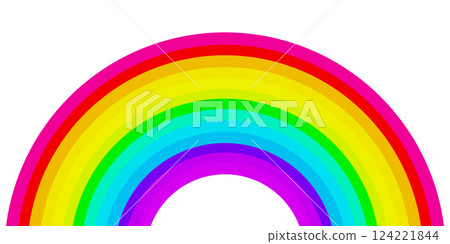Colorful rainbow of vibrant colors Colorful rainbow of vibrant colors 124221844