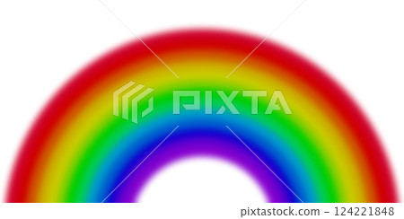 A hazy colorful rainbow 124221848