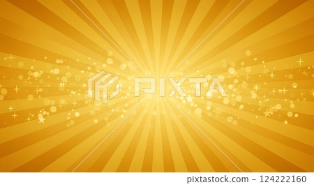 Golden rays background - Stock Illustration [124222160] - PIXTA