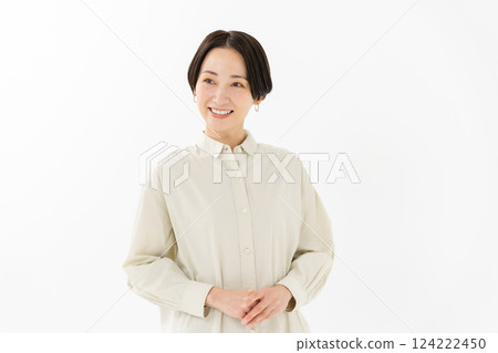 Middle female portrait Middle female portrait 124222450