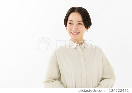 Middle female portrait Middle female portrait 124222451