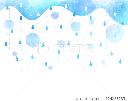 Rain image background illustration 124222585