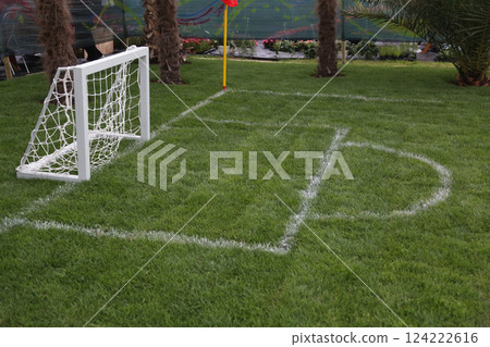 Soccer goal Soccer goal 124222616