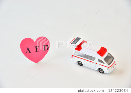 AED心臟救護車影像 AED心臟救護車影像 124223084
