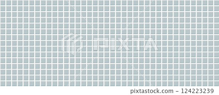 Grey tile texture on the floor or wall of a bathroom or kitchen. Vector background for wallpapers, posters, banners. Square ceramic tiles on the surface Grey tile texture on the floor or wall of a bathroom or kitchen. Vector background for wallpapers, posters, banners. Square ceramic tiles on the surface 124223239